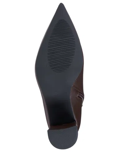 Gc Shoes Women's Maren Block Heel Dress Booties In Brown