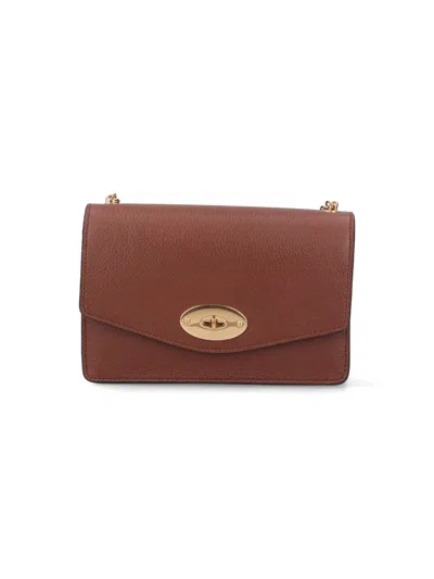 Mulberry Small Darley Daisy Crossbody Bag In Brown