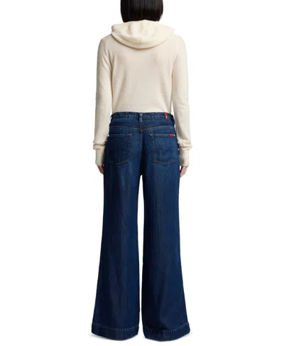 7 For All Mankind Modern Dojo High-rise Flared Jeans In Blue