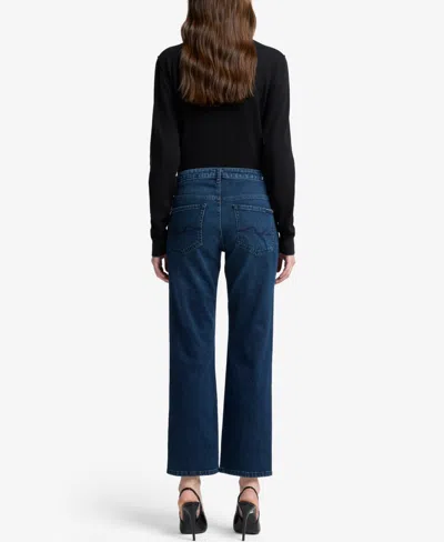 7 For All Mankind Calie Straight Jeans In Blue