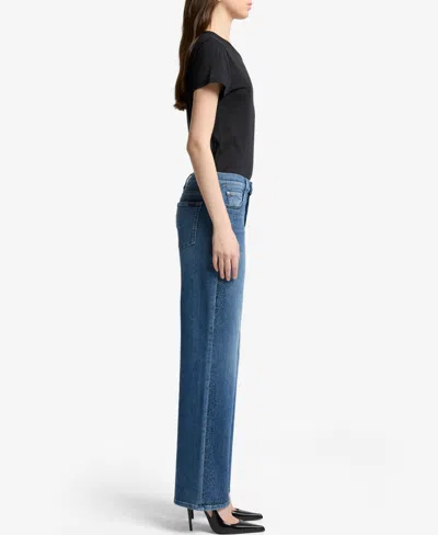 7 For All Mankind Original Tailorless Dark New York Bootcut Jean In Blue