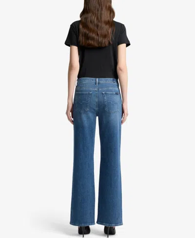 7 For All Mankind Original Tailorless Dark New York Bootcut Jean In Blue