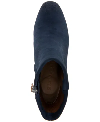 Gentle Souls Women's Nash Zipper Booties In Blue