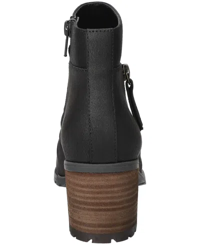 Bella Vita Women's Janita Block Heel Ankle Booties In Black