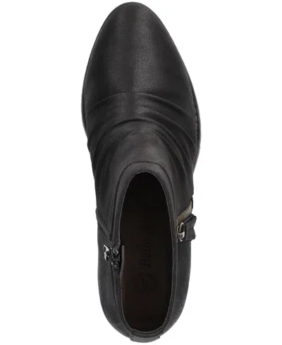 Bella Vita Women's Janita Block Heel Ankle Booties In Black