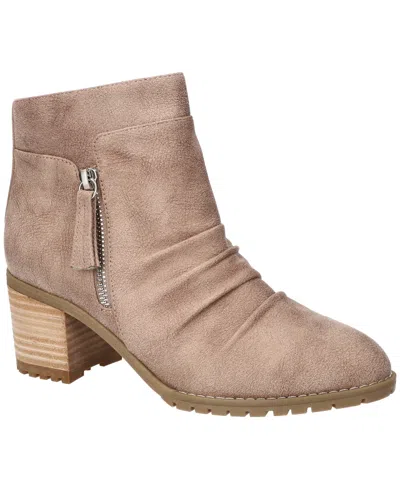 Bella Vita Women's Janita Block Heel Ankle Booties In Brown