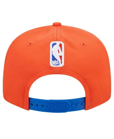 New Era Men's Orange Oklahoma City Thunder Jersey Hook Statement Edition 9fifty Snapback Hat In Orange