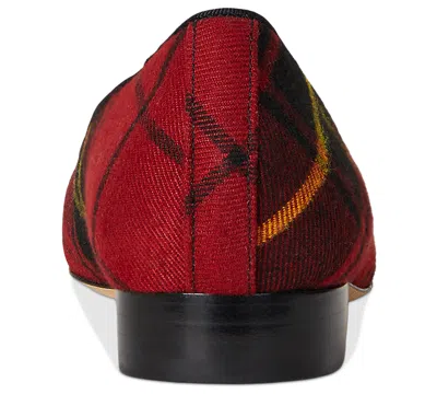 Ralph Lauren Women's Emellie Logo Plaid Ballet Flats In Multi