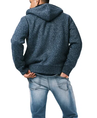 Buffalo David Bitton Men's Walmick Full-zip Hooded Jacket In Blue