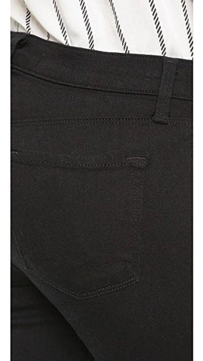 Shop J Brand 620 Super Skinny Jeans In Seriously Black