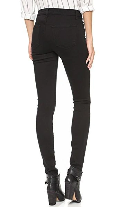 Shop J Brand 620 Super Skinny Jeans In Seriously Black