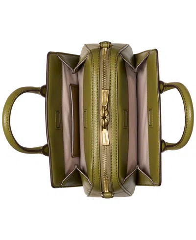 Michael Kors Laila Extra-small Signature Logo Crossbody Bag In Green