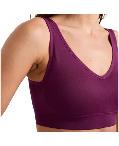 Jockey Women's Molded Cup Seamfree Bralette 3041 In Purple