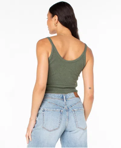 Roxy Women's Flower Block Wanderer Tank Top In Green