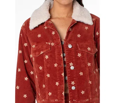 Roxy Big Smoke Jacket In Brown