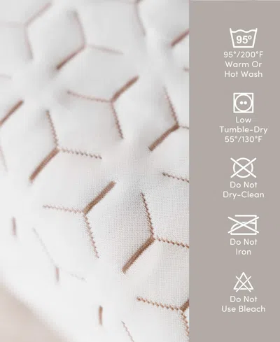 Nestl Copper Hypoallergenic Waterproof Cooling Mattress Protector, Twin Xl In White