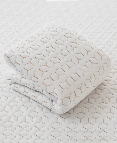 Nestl Copper Hypoallergenic Waterproof Cooling Mattress Protector, Twin Xl In White