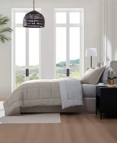 Nestl Luxury Soft Reversible 5-pc. Comforter Set, Twin Xl In Sand