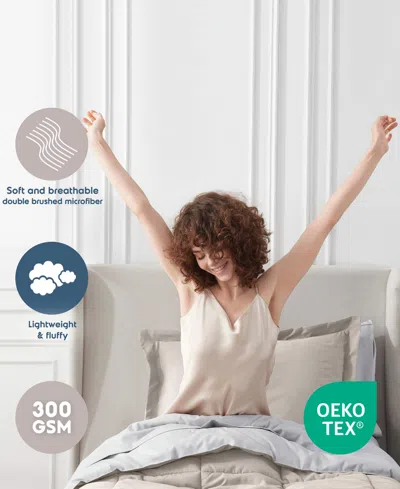 Nestl Luxury Soft Reversible 5-pc. Comforter Set, Twin Xl In Sand