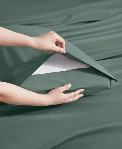 Nestl Extra Deep Pocket 7-pc. Sheet Set, King Split In Green
