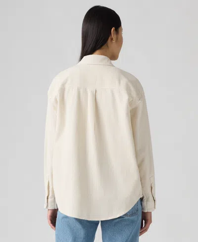 Levi's Women's Iris Long Sleeve Overshirt In White