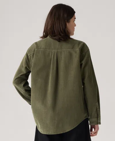 Levi's Iris Corduroy Shirt Jacket In Green