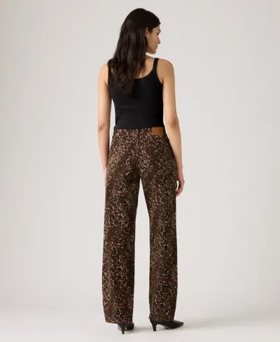 Levi's Twin-set Small Check Mini Skirt In Brown