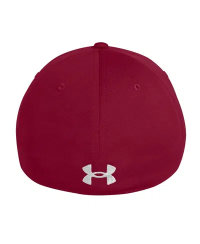 Under Armour Garnet South Carolina Gamecocks Sideline Blitzing Accent Iso-chill Flex Hat In Red
