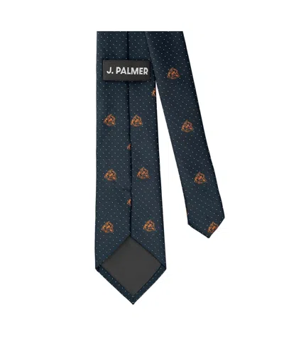 J. Palmer Men's Chicago Bears Game Day Polka Dot Tie In Black