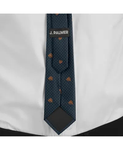 J. Palmer Men's Chicago Bears Game Day Polka Dot Tie In Black