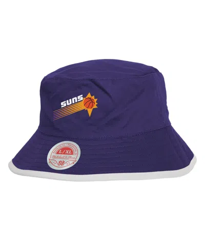 Mitchell & Ness Men's Black/purple Phoenix Suns Flip It Reversible Bucket Hat In Black