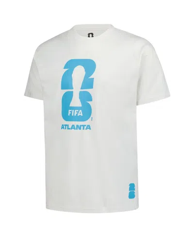 Outerstuff Men's Cream 2026 Fifa World Cup Atlanta Host City Local Oversized T-shirt In White