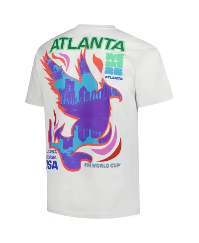 Outerstuff Men's Cream 2026 Fifa World Cup Atlanta Host City Local Oversized T-shirt In White