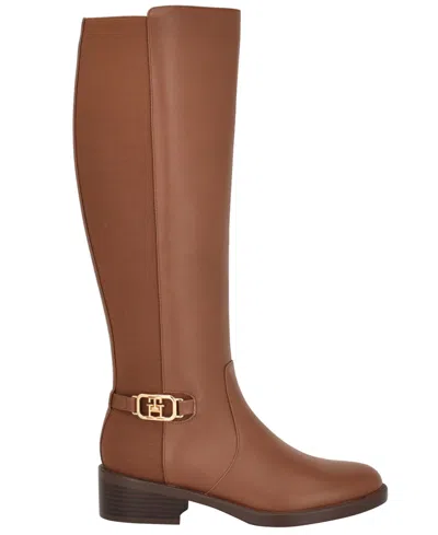 Tommy Hilfiger Imaliz Riding Boot In Brown