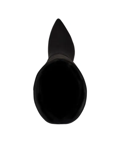 Nine West Womens Razla Tall Stiletto Dress Boots In Black