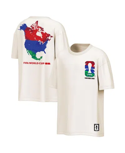 Outerstuff Men's Natural 2026 Fifa World Cup North America Oversized T-shirt In Brown