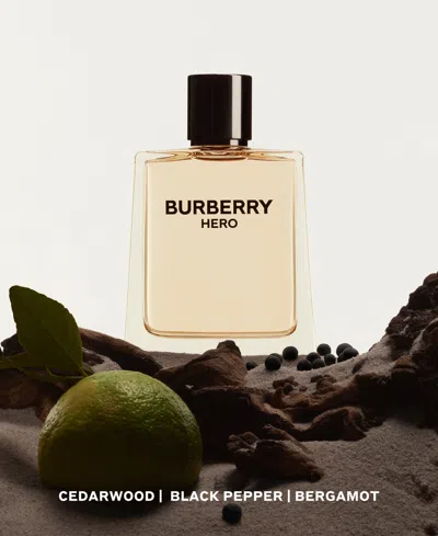 Burberry Hero Eau De Toilette Gift Set 50ml (worth £95) In Transparent