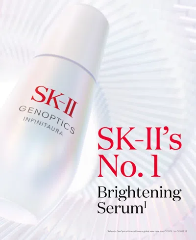 Sk-ii Genoptics Infinitaura Brightening Serum 1 Oz. In White
