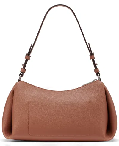 Dkny Remy Top Zip Shoulder Bag In Brown