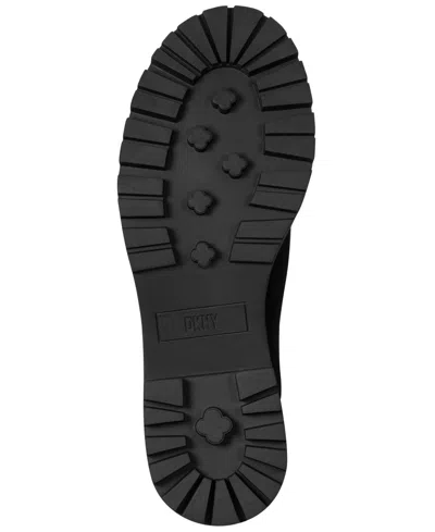 Dkny Roscoe Lug Sole Bootie In Black