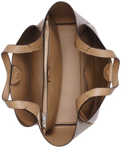 Dkny Willa Top Handle Tote In Brown