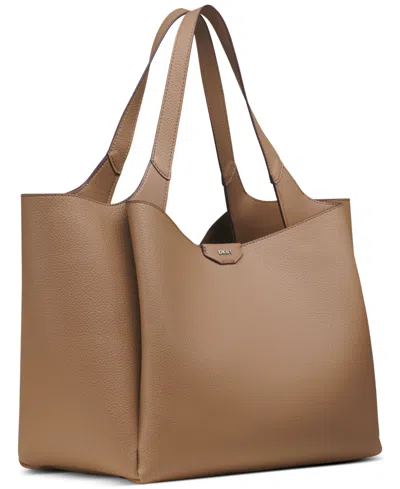 Dkny Willa Top Handle Tote In Brown