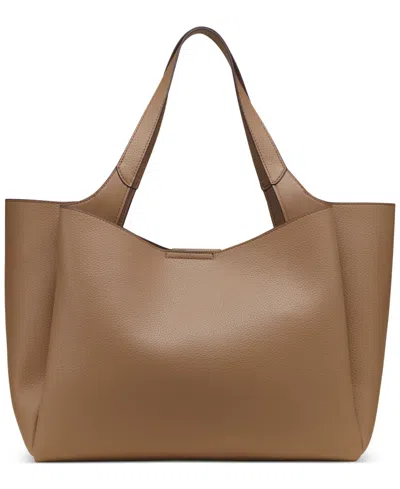 Dkny Willa Top Handle Tote In Brown
