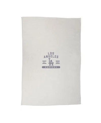 Logo Brands Los Angeles Dodgers 54'' X 84'' Sweatshirt Blanket In White