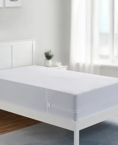 Nestl Premium Zippered Waterproof Mattress, King In White