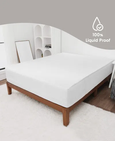 Nestl Premium Zippered Waterproof Mattress, Full In White