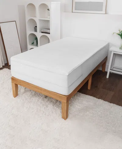 Nestl Premium Zippered Waterproof Mattress, Twin In White