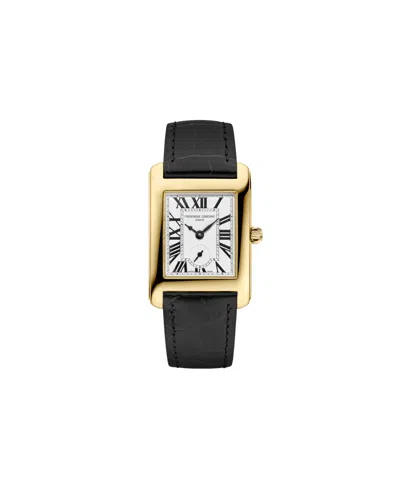 Frederique Constant Carree Small Seconds Watch, 25mm X 36mm In Black
