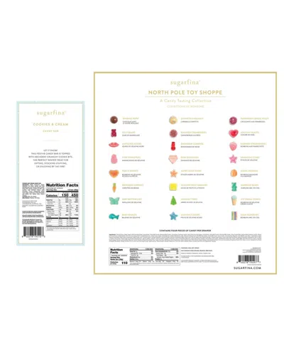 Sugarfina Holiday Santa Claus Is Coming To Town Chocolate Bundle, 2 Piece In Red