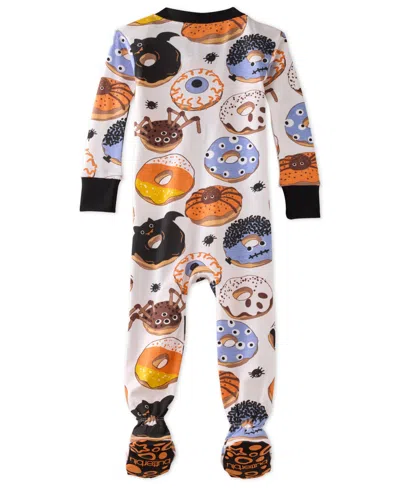Butterblu Baby Cruz Halloween Cotton Snug-fit Footed Pajamas In Multi